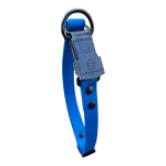 Collar Biothane Azul Con Cierre HS Sprenger
